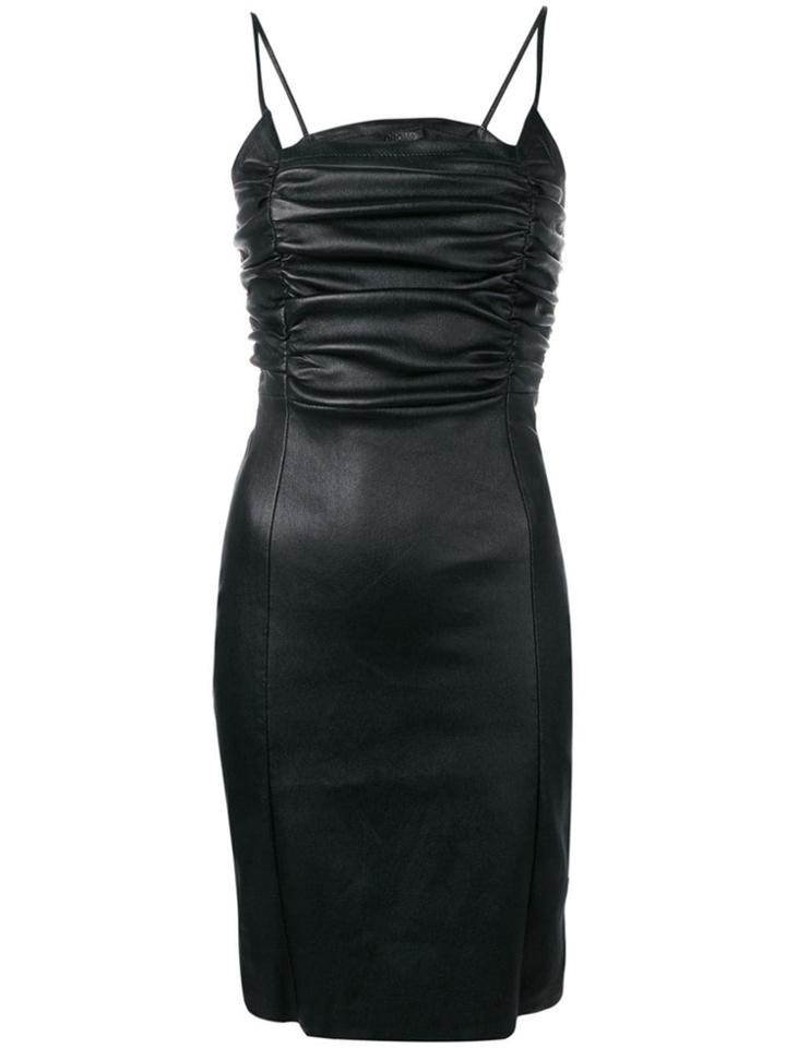 Drome Ruched Mini Dress - Black