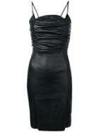Drome Ruched Mini Dress - Black