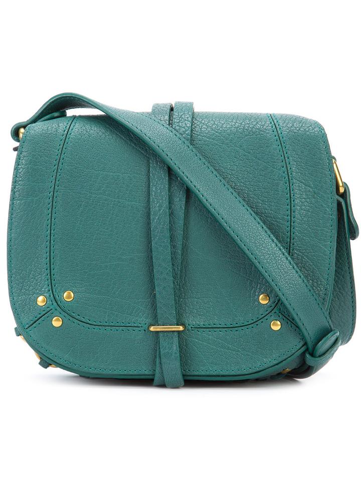 Jérôme Dreyfuss Victor Saddle Bag, Women's, Green, Buffalo Leather
