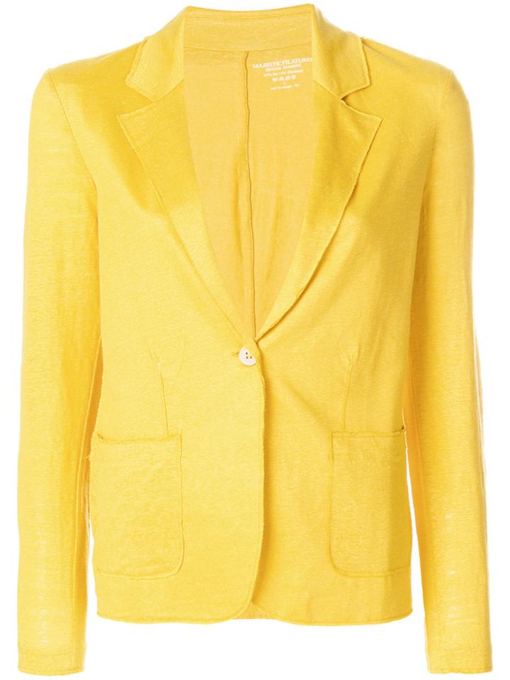 Majestic Filatures Relaxed Blazer - Yellow & Orange