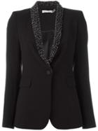 Alice+olivia 'macey' Blazer, Women's, Size: 6, Black, Polyester/spandex/elastane/silk