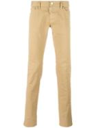 Dsquared2 Slim Creased Jeans, Men's, Size: 50, Nude/neutrals, Cotton/spandex/elastane