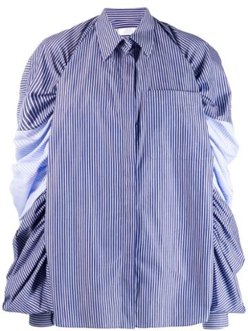 Litkovskaya Oversized Striped Shirt - Blue
