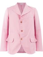 Comme Des Garçons Homme Plus Boxy-cut Jacket - Pink & Purple