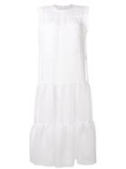 See By Chloé Ruffled Midi Dress - White
