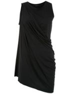 Uma Raquel Davidowicz Draped Maco Blouse - Black