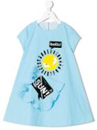 Fendi Kids - Printed Dress - Kids - Cotton - 12 Yrs, Blue