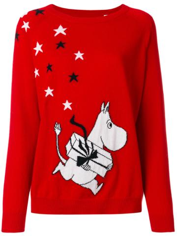 Chinti & Parker Moomin Holiday Jumper - Red