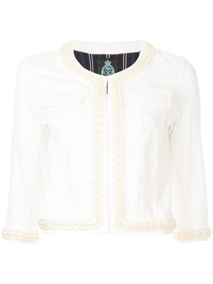 Guild Prime Designer Embellished Jacket - White