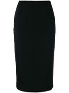 Dolce & Gabbana Pre-owned Fitted Midi Skirt - Black