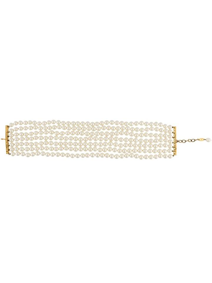 Chanel Vintage Multi Strand Pearl Necklace