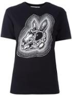 Mcq Alexander Mcqueen Bunny Print T-shirt, Women's, Size: Small, Black, Cotton
