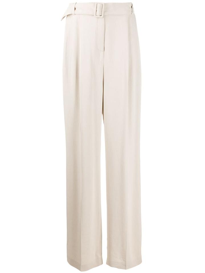 Fabiana Filippi Belted High-waisted Trousers - Neutrals
