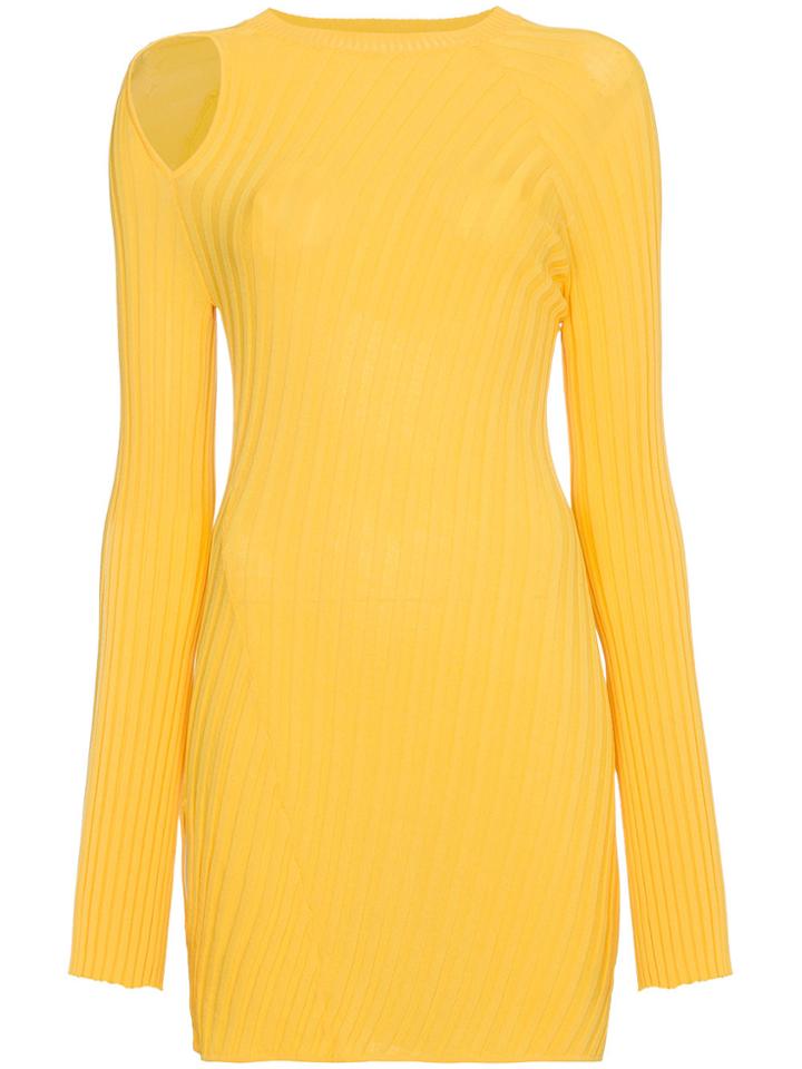 Ellery Aquarius Long Sleeve Knit - Yellow & Orange