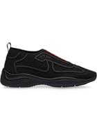 Prada Fabric Slip-on Sneakers - Black