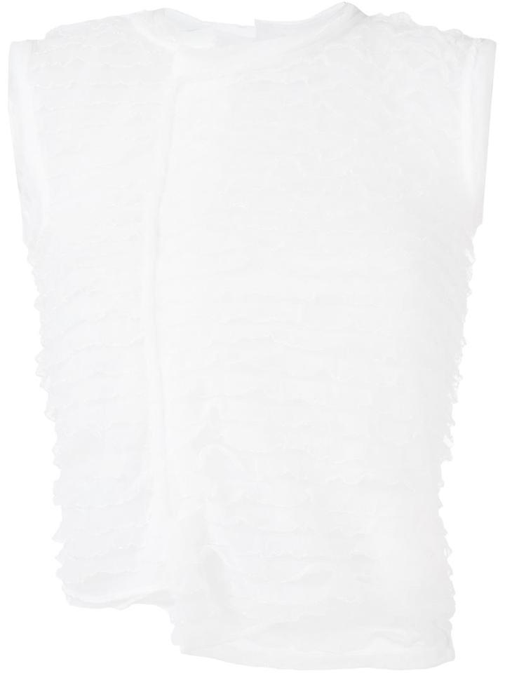 Comme Des Garçons Vintage Frilled Tank Top