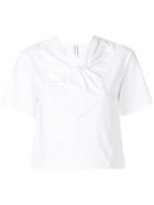 Carven Twisted Neck T-shirt - White