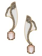 Camila Klein Drop Petal Earrings - Metallic