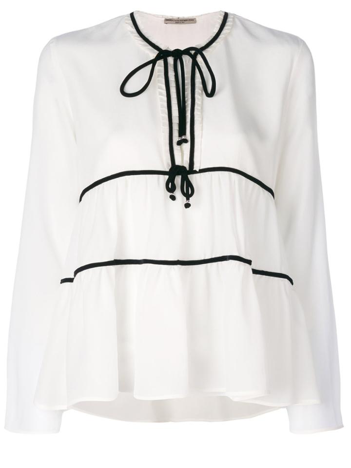 Ermanno Scervino Ruffle Blouse - White