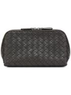 Bottega Veneta Intrecciato Make-up Bag - Brown