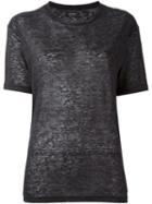 Isabel Marant 'madjo' T-shirt, Women's, Size: Large, Grey, Linen/flax
