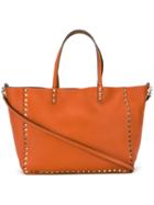 Valentino Valentino Garavani Reversible Shopper, Women's, Yellow/orange, Leather
