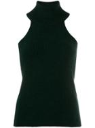 Jacquemus Ribbed Knit Top - Green