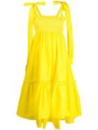 P.a.r.o.s.h. Smock Sun Dress - Yellow