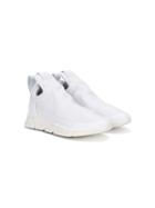 Cinzia Araia Kids Round Toe Slip-on Sneakers - White