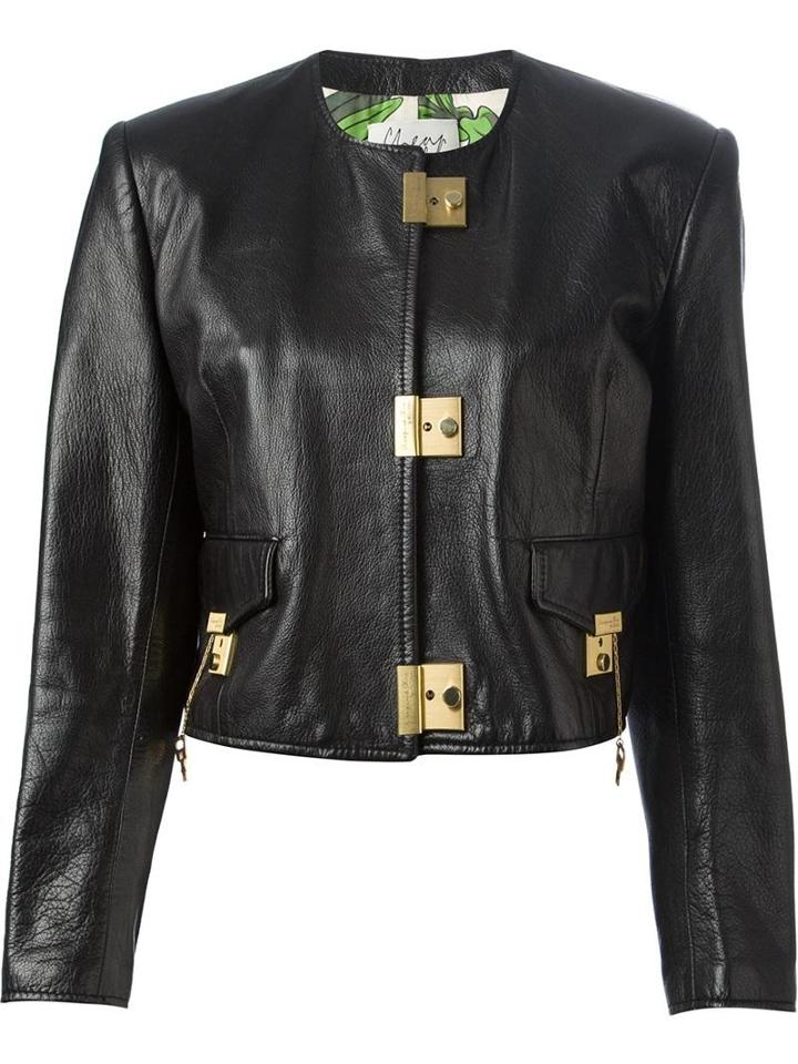 Moschino Vintage Key-lock Cropped Jacket