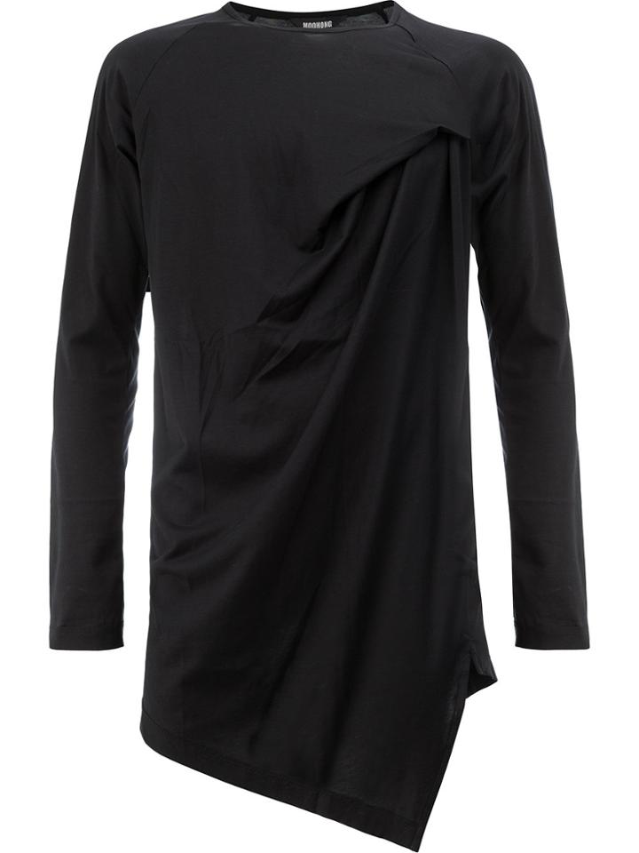 Moohong Asymmetric T-shirt - Black