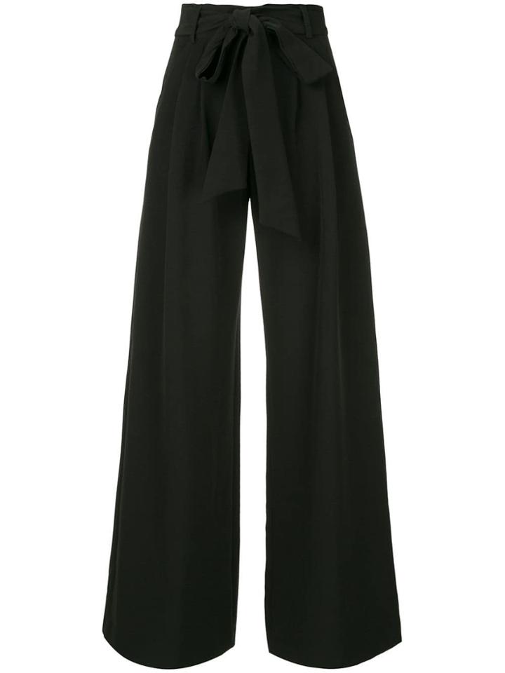 Milly High Waist Trousers - Black