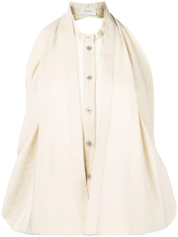 Lemaire Two-layered Sleeveless Blouse - Neutrals