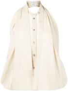 Lemaire Two-layered Sleeveless Blouse - Neutrals