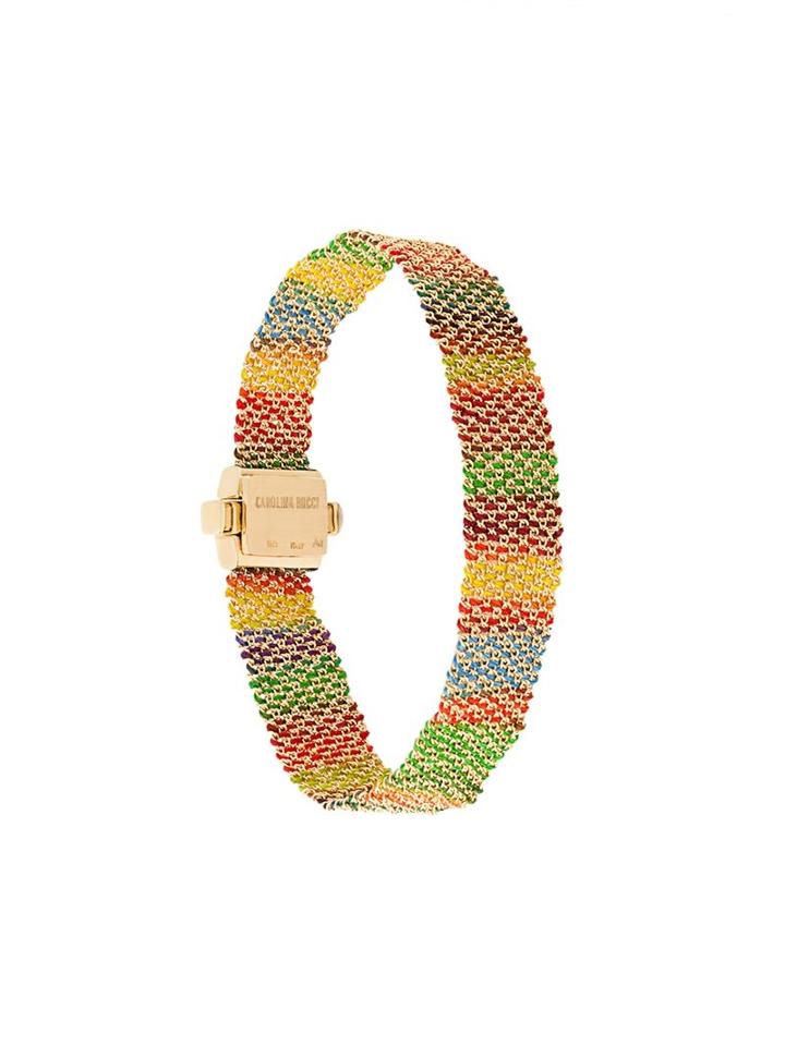 Carolina Bucci 18kt Yellow Gold 'woven' Bracelet, Women's