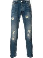 Hydrogen Distressed Jeans, Men's, Size: 31, Blue, Cotton