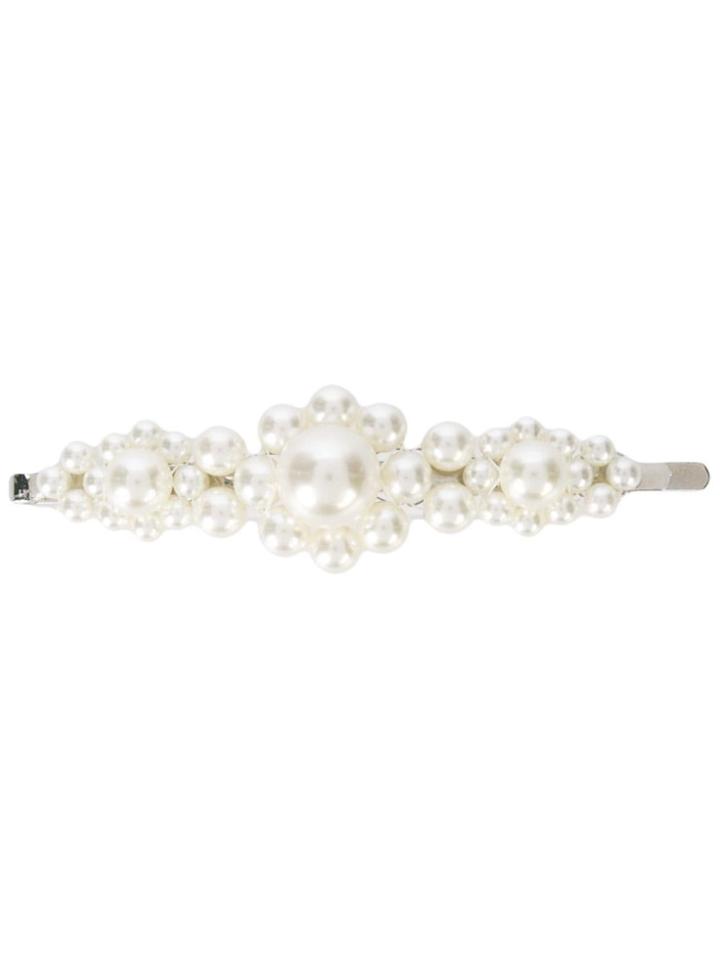 Simone Rocha Pearl Embellished Hairband - White