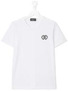 Dsquared2 Kids Chest Logo Print T-shirt, Girl's, Size: 16 Yrs, White