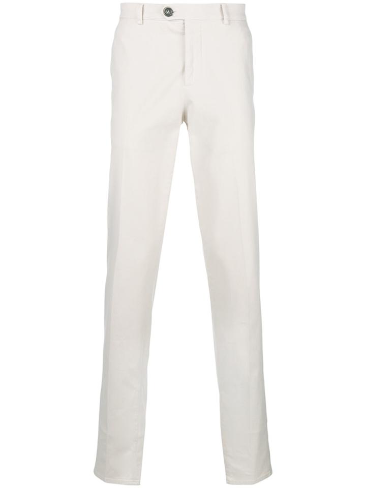 Brunello Cucinelli Straight-leg Trousers - White
