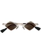 Kuboraum Geometric Tinted Sunglasses - Silver