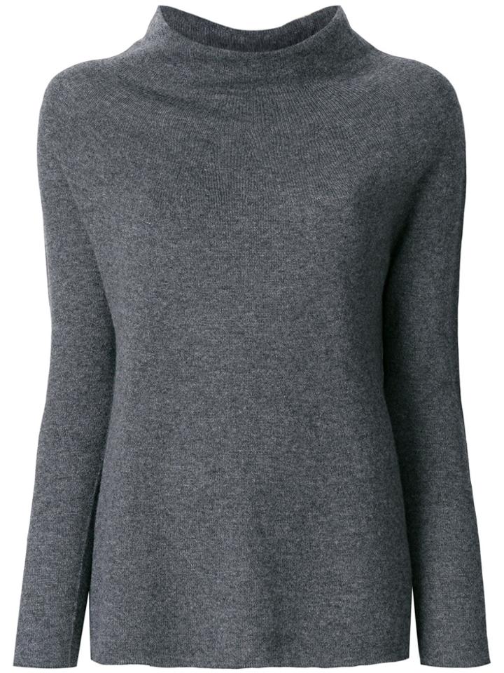 Lamberto Losani Turtle Neck Jumper - Grey