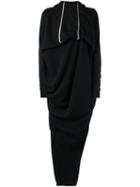 Rick Owens Long Asymmetric Hoodie