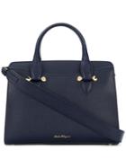 Salvatore Ferragamo Small Double Handle Bag - Blue
