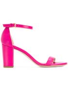 Stuart Weitzman Open Toe Sandals - Pink & Purple