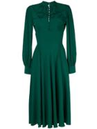Nº21 Ruffle Flare Dress - Green
