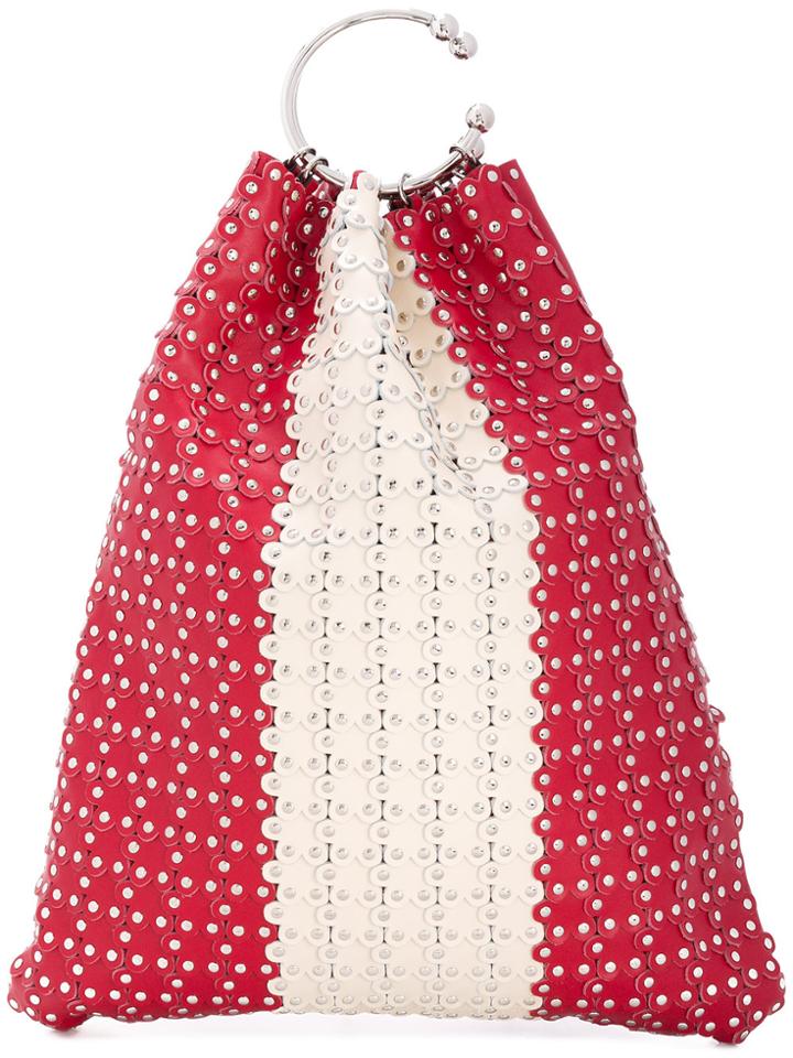 Red Valentino Studded Bucket Tote
