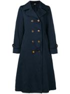 Comme Des Garçons Classic Trench Coat - Blue