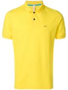 Sun 68 Short Sleeved Polo Shirt - Yellow & Orange