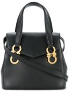 Salvatore Ferragamo Vintage Gancini Mini 2way Bag - Black