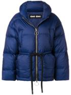 Ienki Ienki Belted Puffer Jacket - Blue